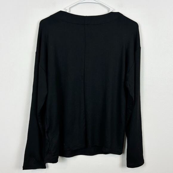 Charter Club Women's Floral Embroidered Pajama Set Black Size Medium - Picture 5 of 7